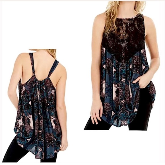 Free People Boho Trapeze Tunic - Picture 1 of 9